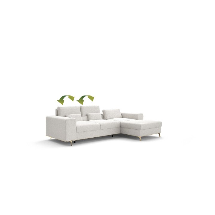 Chrome New kampinė sofa su HR putomis