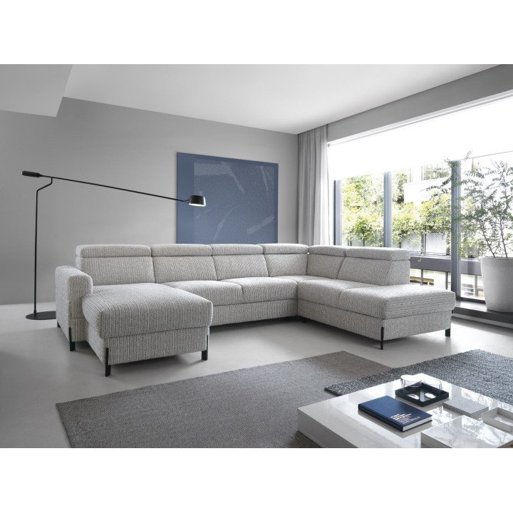 Ulises kampinė sofa su HR putų atlošu