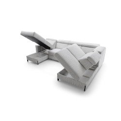 Ulises kampinė sofa su HR putų atlošu