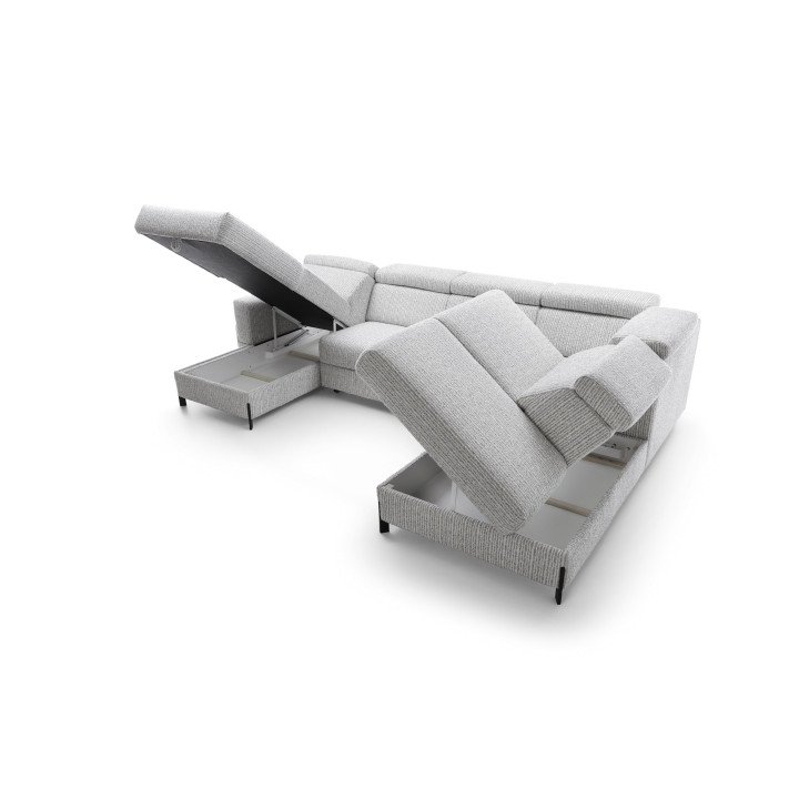 Ulises kampinė sofa su HR putų atlošu