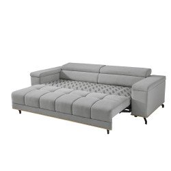 Party sofa su medinėmis detalėmis
