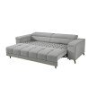 Party sofa su medinėmis detalėmis
