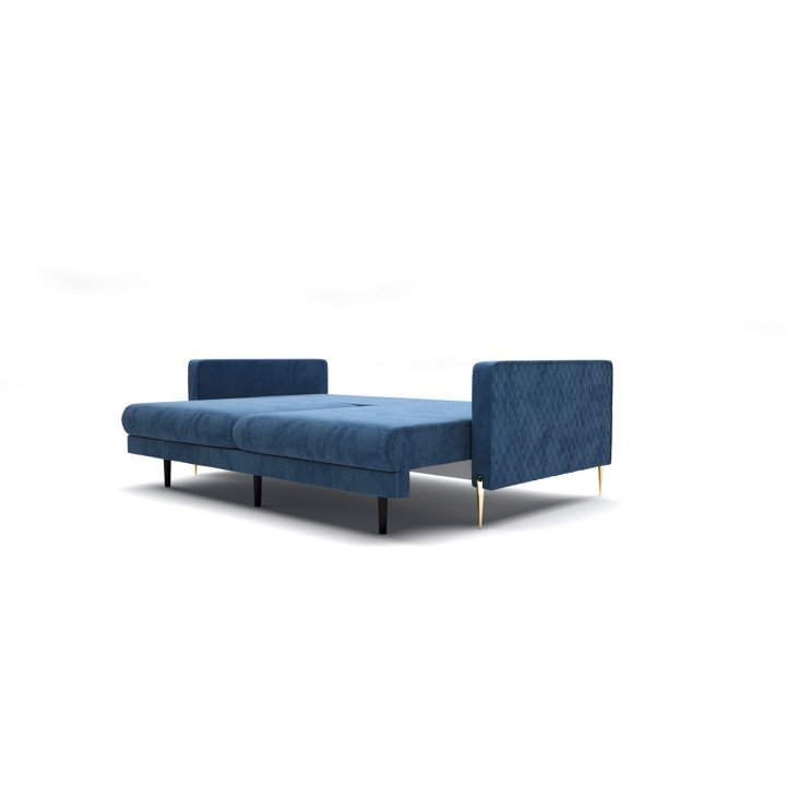 Garda elegantiška sofa su aukštomis kojelėmis