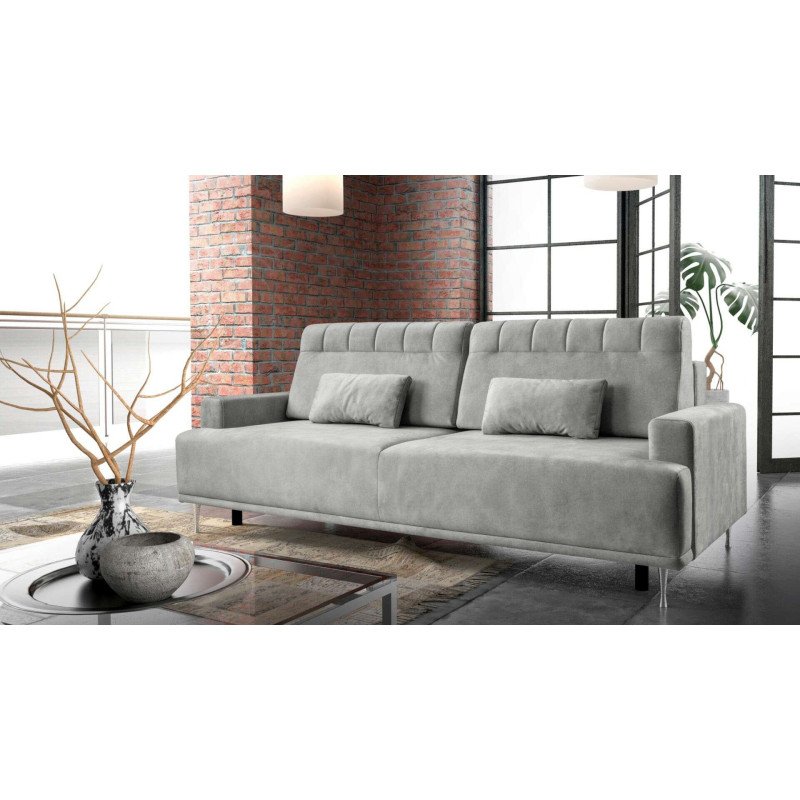 UZO sofa su aukštomis kojelėmis ir miegojimo funkcija