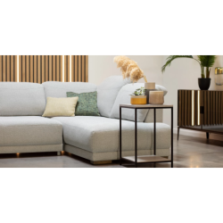 Kampas su miegamu mechanizmu ir patalynės dėže