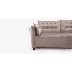 Kampas su sagutėmis ir miegamu mechanizmu