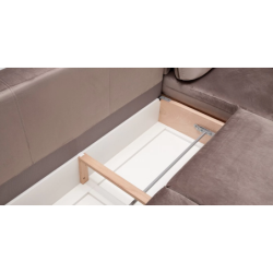 Kampas su sagutėmis ir miegamu mechanizmu