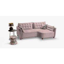 Kompaktiškas kampas su miegamu mechanizmu