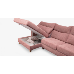 Kampas su dviem patalynės dėžėmis