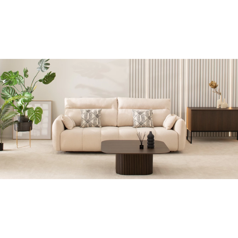 AMBER trivietė sofa su miegamuoju mechanizmu