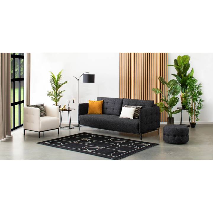 DOMINO sofa su arba be miegojimo mechanizmo