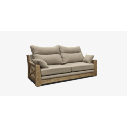 MAGRĖ-9 sofa su natūralia mediena